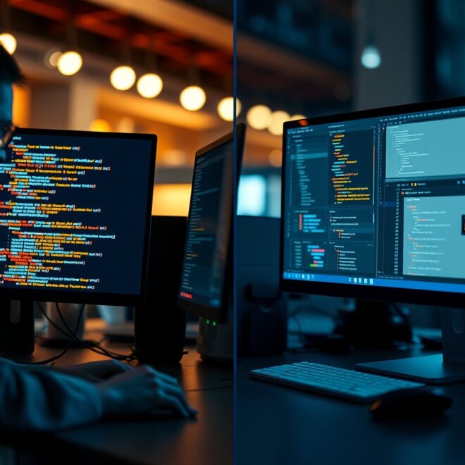 Low-code versus traditional web development: A comparison of efficiency and flexibility in software creation.