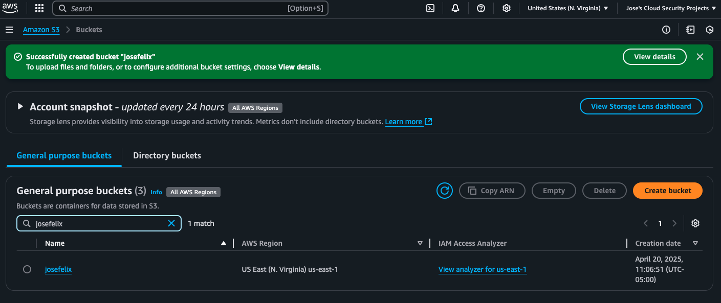 Static Website On Aws S3 Bucket Creation | Jose Felix Cruz Static Website On Aws S3 Bucket Creation