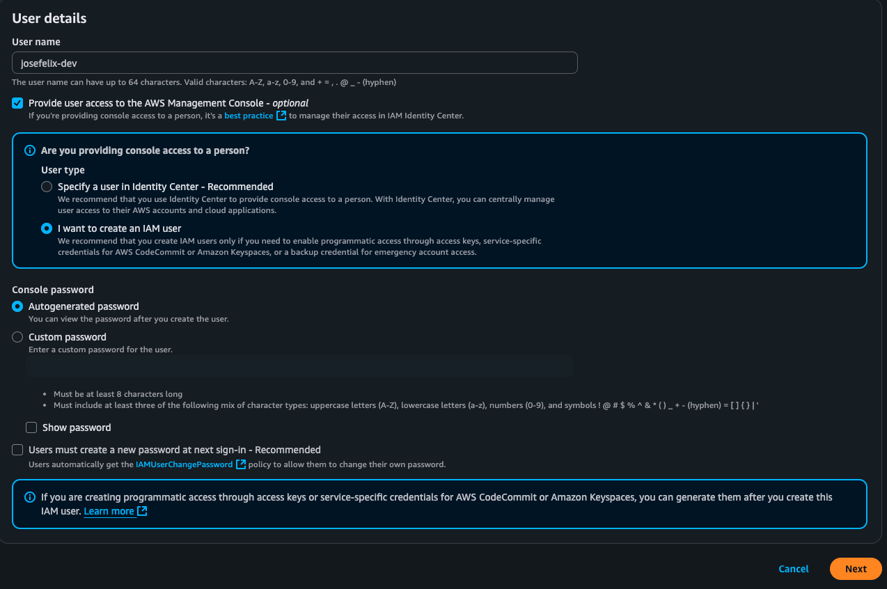Creating secure IAM users with temporary credentials in AWS AWS IAM User Creation Process With Secure Password Policies - Jose Felix Cruz