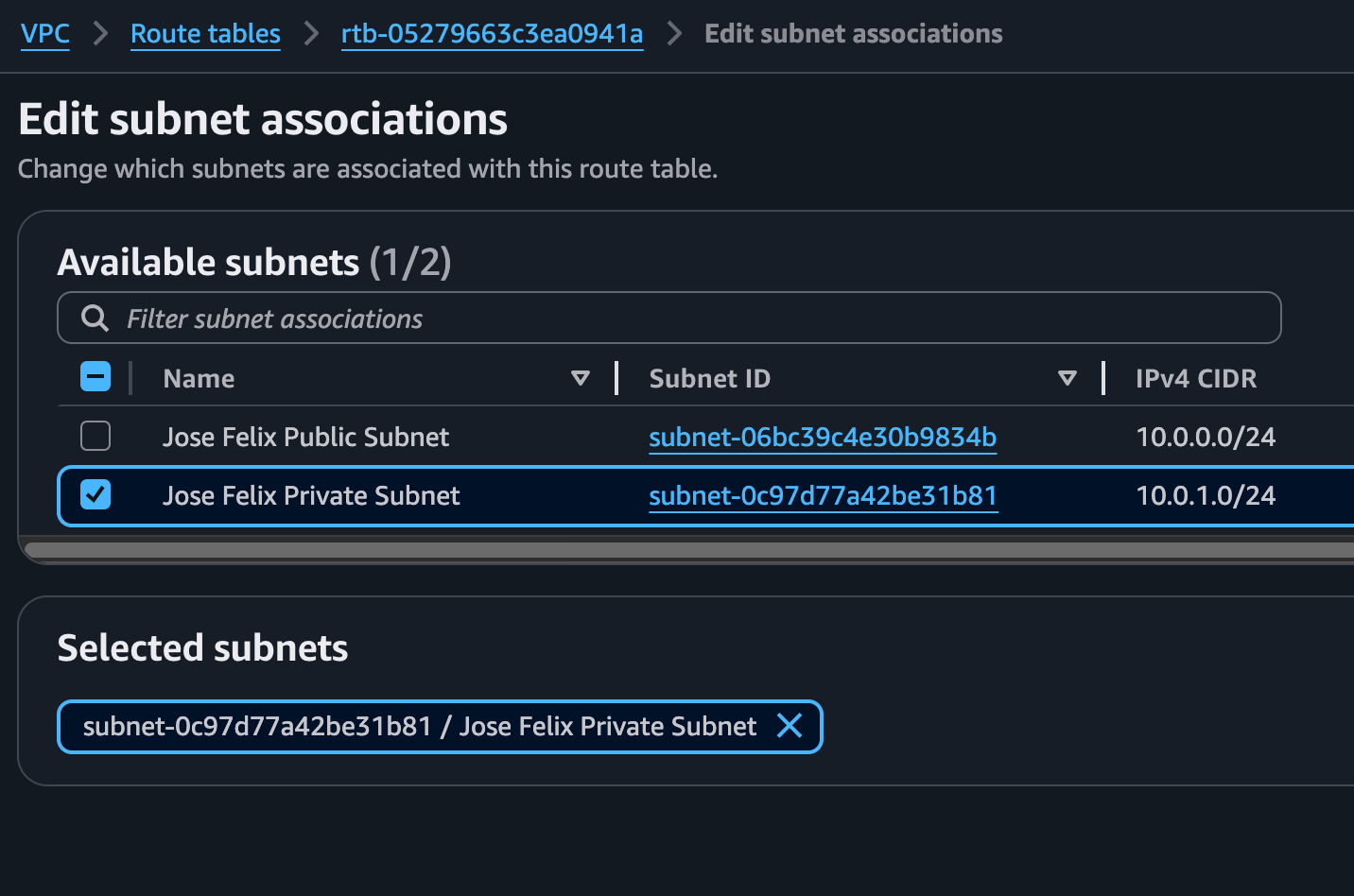Vpc Route Tables | Jose Felix Cruz Vpc Route Tables